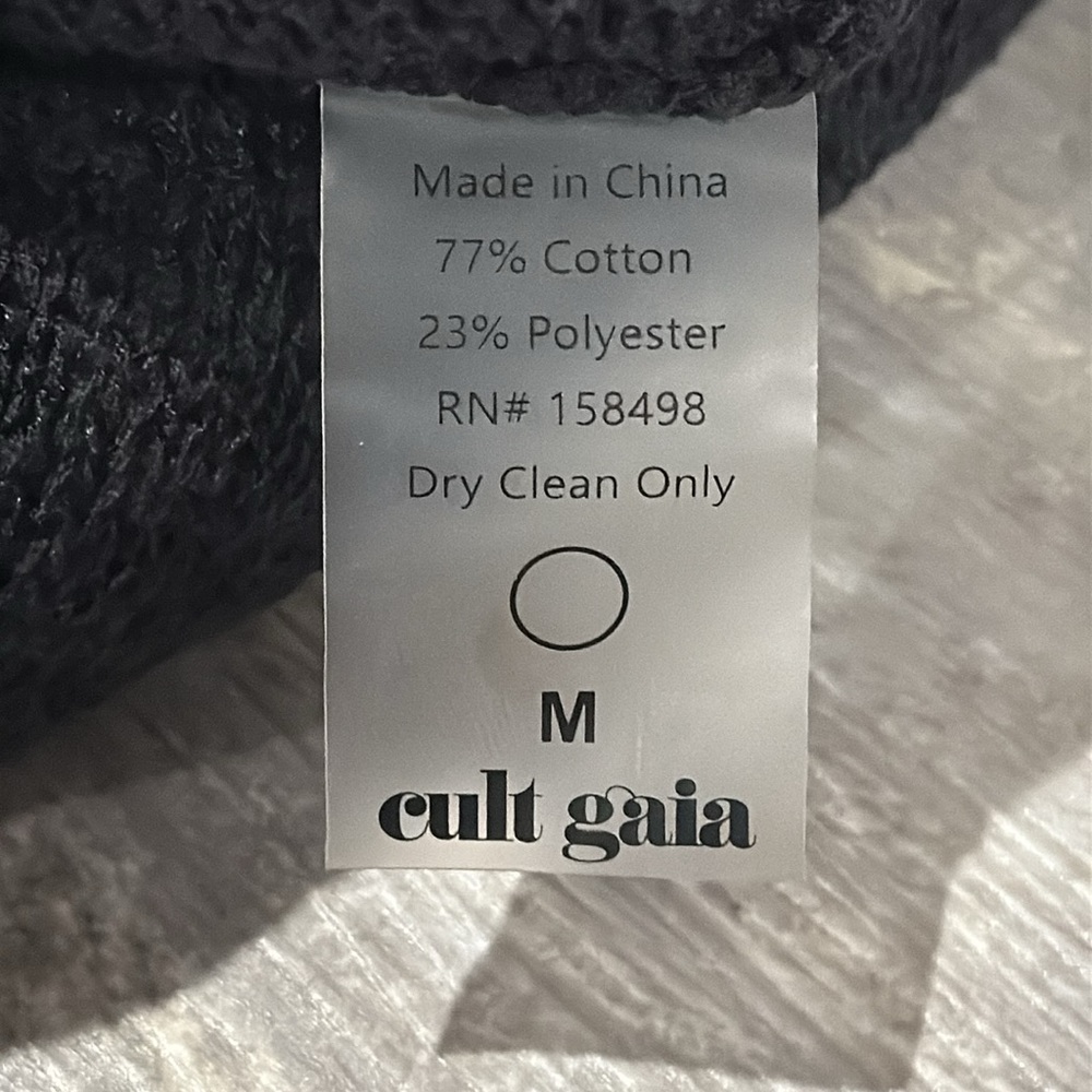 Cult Gaia Black Serita Knit Dress - Picture 12 of 12